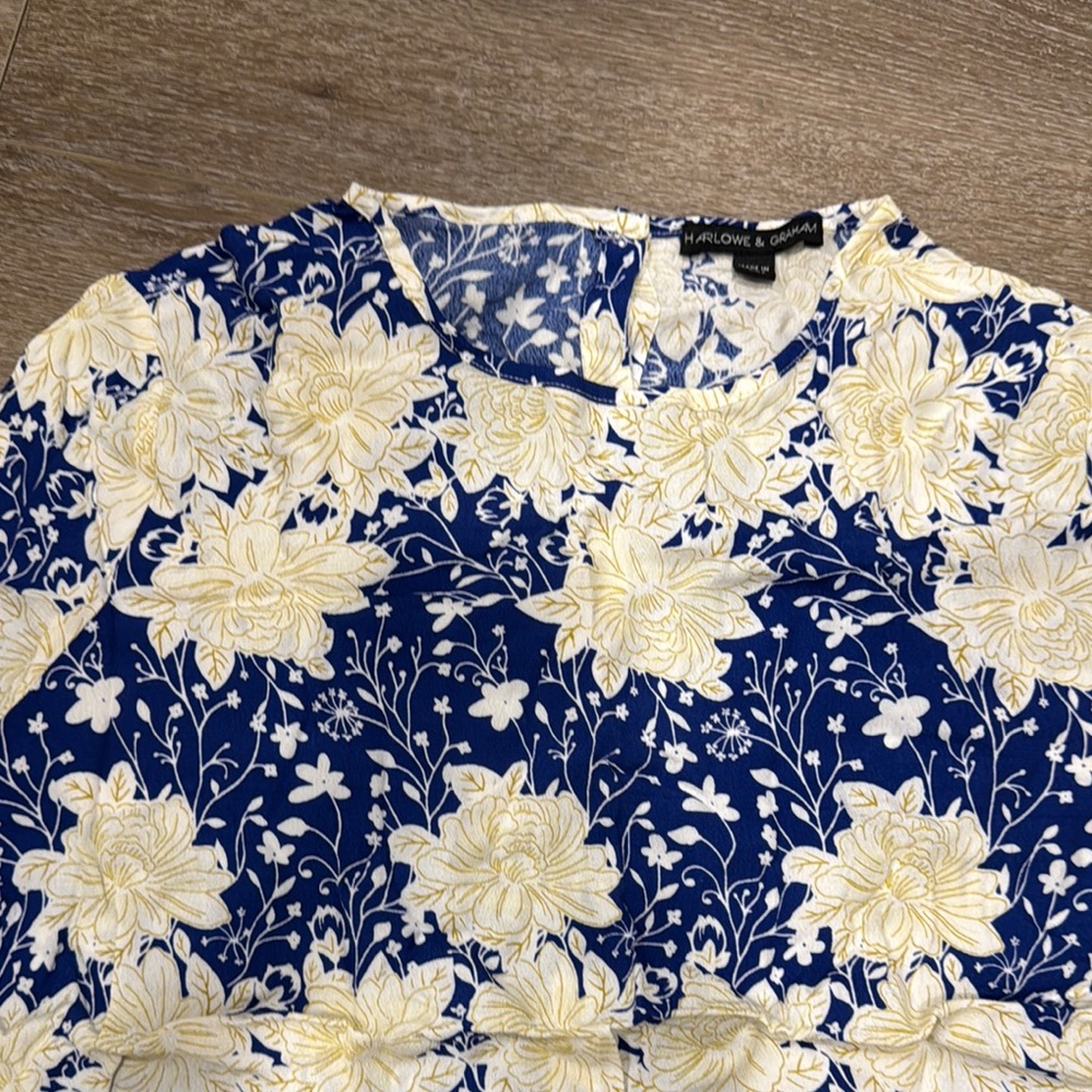 Harlowe & Graham Floral Blouse